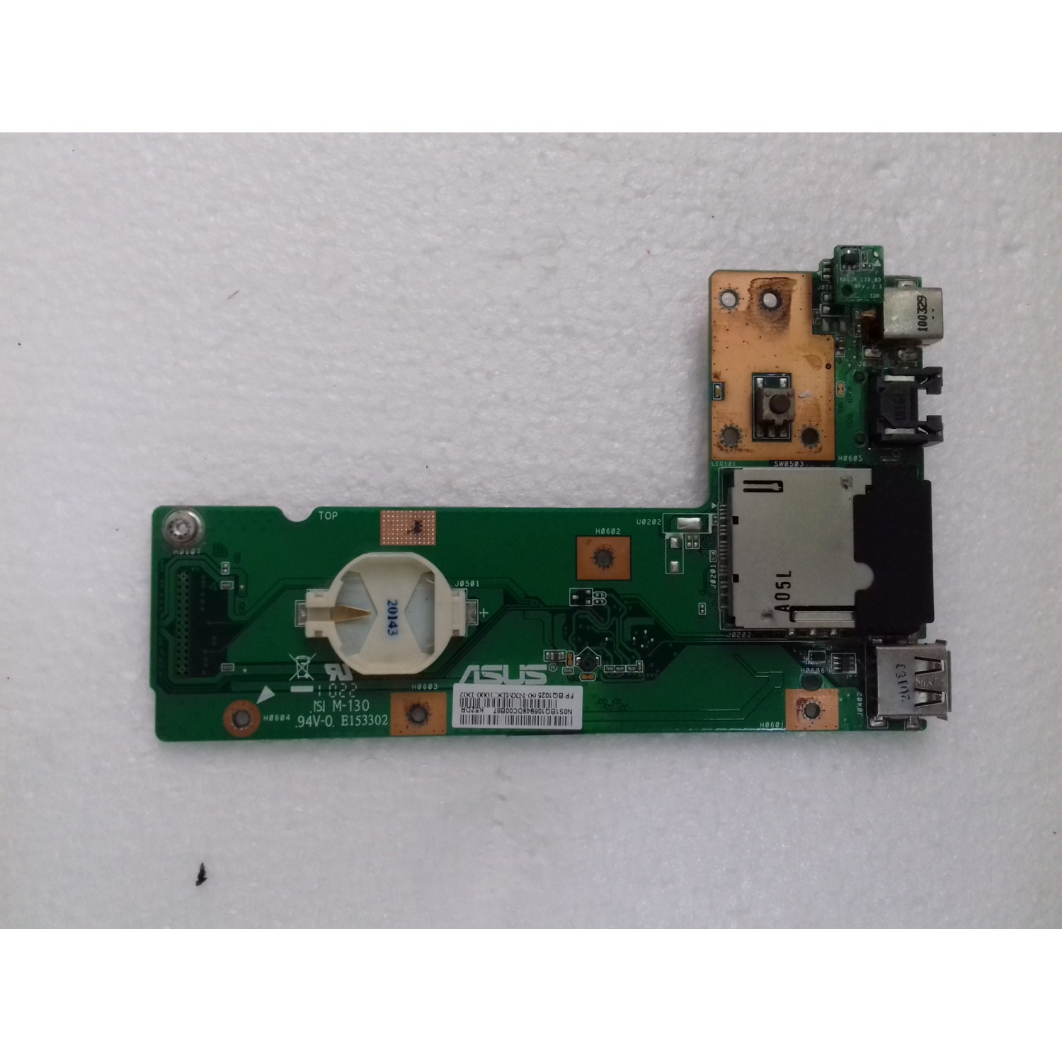 Modul power button, mufa alimentare, USB, USB, cititor de card Asus A52D (60-NXMDC1000-D02)